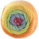 Lana Grossa COOL WOOL Big Color | 4036-lys blå/lys grønn/gul/laks/oransje/nellik