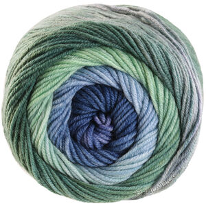 Lana Grossa COOL WOOL Big Color | 4038-stålblå/gråblå/lys blå/lindegrønn/grågrønn/resedagrønn/grå/lilla