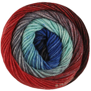 Lana Grossa COOL WOOL Big Color | 4044-blå/antrasitt/mørk grå/mørk rød/orientrød/blågrå/jade