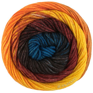 Lana Grossa COOL WOOL Big Color | 4045-mørk rød/antrasitt/mørk grå/turkisblå/oransje/gul/nougat