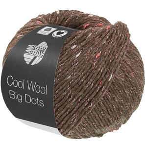 Lana Grossa COOL WOOL Big Dots | 111-gråbrun