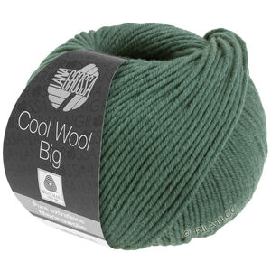 Lana Grossa COOL WOOL Big  Uni/Melange | 1004-mosegrønn