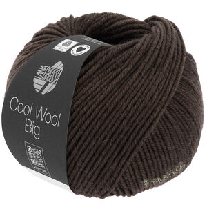Lana Grossa COOL WOOL Big  Uni/Melange | 1020-svartbrun