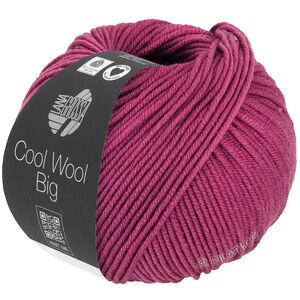 Lana Grossa COOL WOOL Big  Uni/Melange | 1027-indisk rød