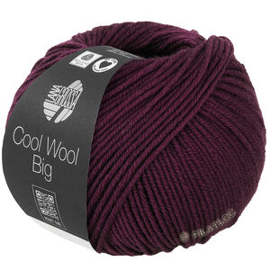 Lana Grossa COOL WOOL Big  Uni/Melange | 1035-mørk burgunder