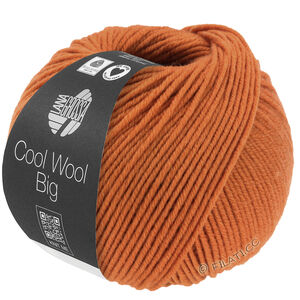 Lana Grossa COOL WOOL Big  Uni/Melange | 1036-oransjebrun