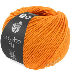 Lana Grossa COOL WOOL Big  Uni/Melange | 1041-oransje