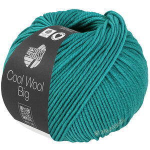 Lana Grossa COOL WOOL Big  Uni/Melange | 1043-turkisgrønn