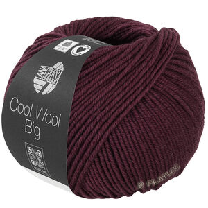 Lana Grossa COOL WOOL Big  Uni/Melange | 1044-svartrød