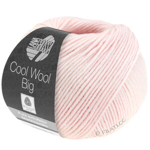 Lana Grossa COOL WOOL Big  Uni/Melange | 0605-sart rosa