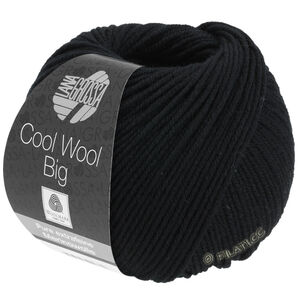 Lana Grossa COOL WOOL Big  Uni/Melange | 0627-svart