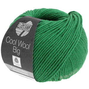 Lana Grossa COOL WOOL Big  Uni/Melange | 0939-mørk grønn
