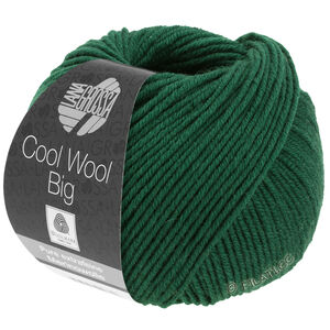 Lana Grossa COOL WOOL Big  Uni/Melange | 0949-flaskegrønn