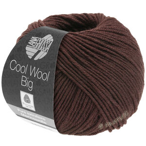 Lana Grossa COOL WOOL Big  Uni/Melange | 0987-sjokoladebrun