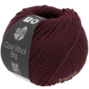 Lana Grossa COOL WOOL Big Mélange (We Care) | 1606-svartrød melert