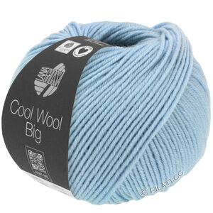 Lana Grossa COOL WOOL Big Mélange (We Care) | 1620-lys blå melert