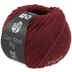 Lana Grossa COOL WOOL Big Mélange (We Care) | 1700-vinrød melert