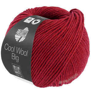 Lana Grossa COOL WOOL Big Mélange (We Care) | 1701-kirsebærrød melert