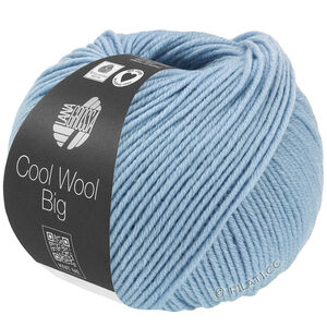 Lana Grossa COOL WOOL Big Mélange (We Care) | 1702-lys blå melert