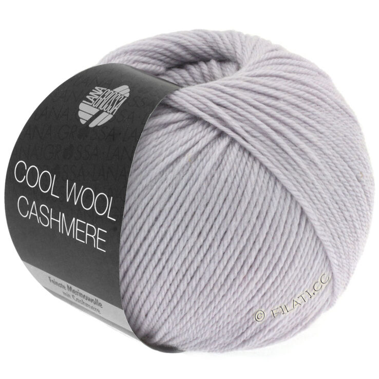 Lana Grossa COOL WOOL Cashmere | 01-sart lilla