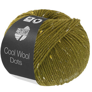 Lana Grossa COOL WOOL Dots | 07-olivengrønn