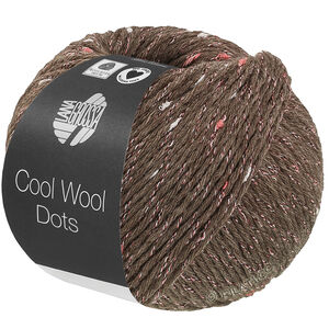 Lana Grossa COOL WOOL Dots | 11-gråbrun