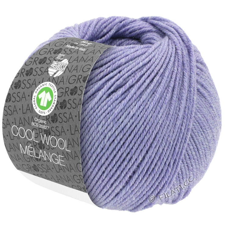 Lana Grossa COOL WOOL Melange (GOTS) | 101-syrin melert