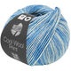 Lana Grossa COOL WOOL Neon Print | 6523-neonblå/sart blå