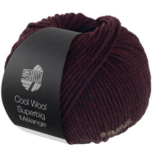 Lana Grossa COOL WOOL Superbig Mélange | 203-burgunder melert