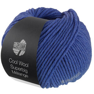 Lana Grossa COOL WOOL Superbig Mélange | 207-blå melert