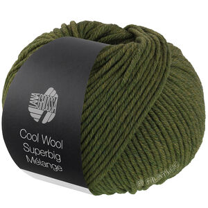 Lana Grossa COOL WOOL Superbig Mélange | 212-oliven melert