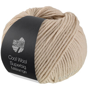 Lana Grossa COOL WOOL Superbig Mélange | 214-beige melert