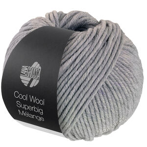 Lana Grossa COOL WOOL Superbig Mélange | 216-lys grå melert