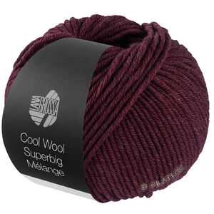 Lana Grossa COOL WOOL Superbig Mélange | 221-svartrød melert