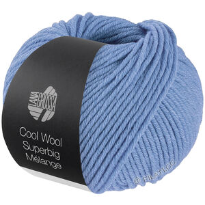 Lana Grossa COOL WOOL Superbig Mélange | 224-himmelblå melert
