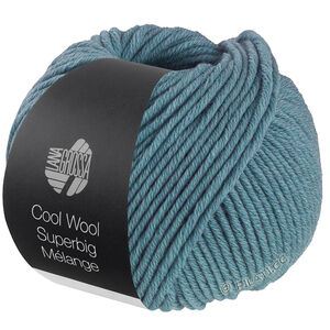 Lana Grossa COOL WOOL Superbig Mélange | 227-dueblå melert