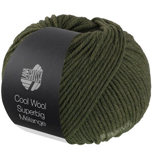 Lana Grossa COOL WOOL Superbig Mélange | 228-lodengrønn melert