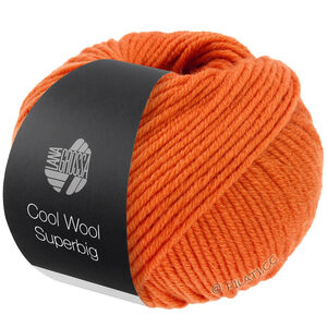 Lana Grossa COOL WOOL Superbig | 10-oransje