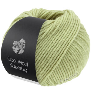 Lana Grossa COOL WOOL Superbig | 27-blekgrønn