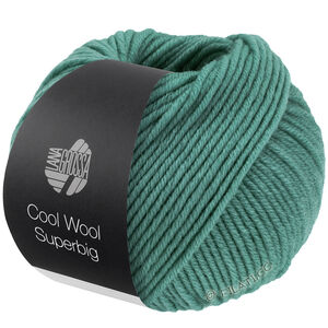Lana Grossa COOL WOOL Superbig | 30-lys sjøgrønn