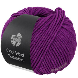 Lana Grossa COOL WOOL Superbig | 47-rødfiolett