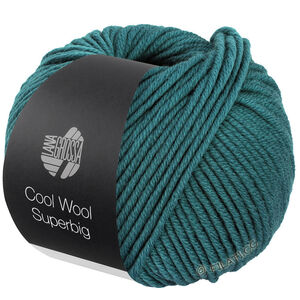 Lana Grossa COOL WOOL Superbig | 50-petrolgrønn