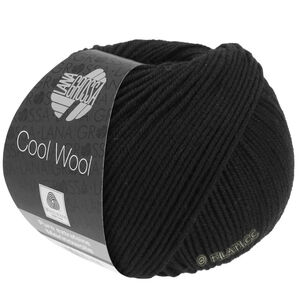 Lana Grossa COOL WOOL | 0433-svart