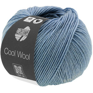 Lana Grossa COOL WOOL Mélange (We Care) | 1420-lys blå melert