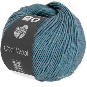 Lana Grossa COOL WOOL Mélange (We Care) | 1433-dueblå melert