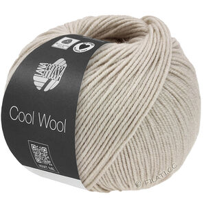 Lana Grossa COOL WOOL Mélange (We Care) | 1491-grège/beigegrå melert