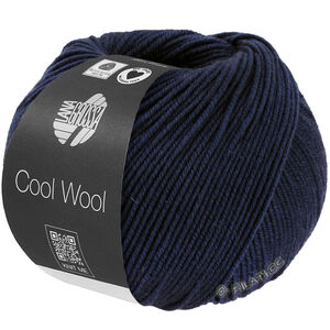 Lana Grossa COOL WOOL Mélange (We Care) | 1494-nattblå melert