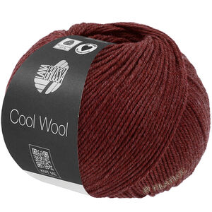 Lana Grossa COOL WOOL Mélange (We Care) | 1500-vinrød melert