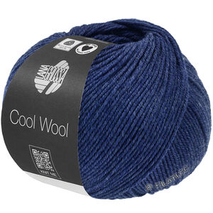 Lana Grossa COOL WOOL Mélange (We Care) | 1504-mørk blå melert