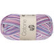 Lana Grossa COTONE Print/Spray/Mouliné | 354-hvit/rosa/lilla/fiolett/fiolblå